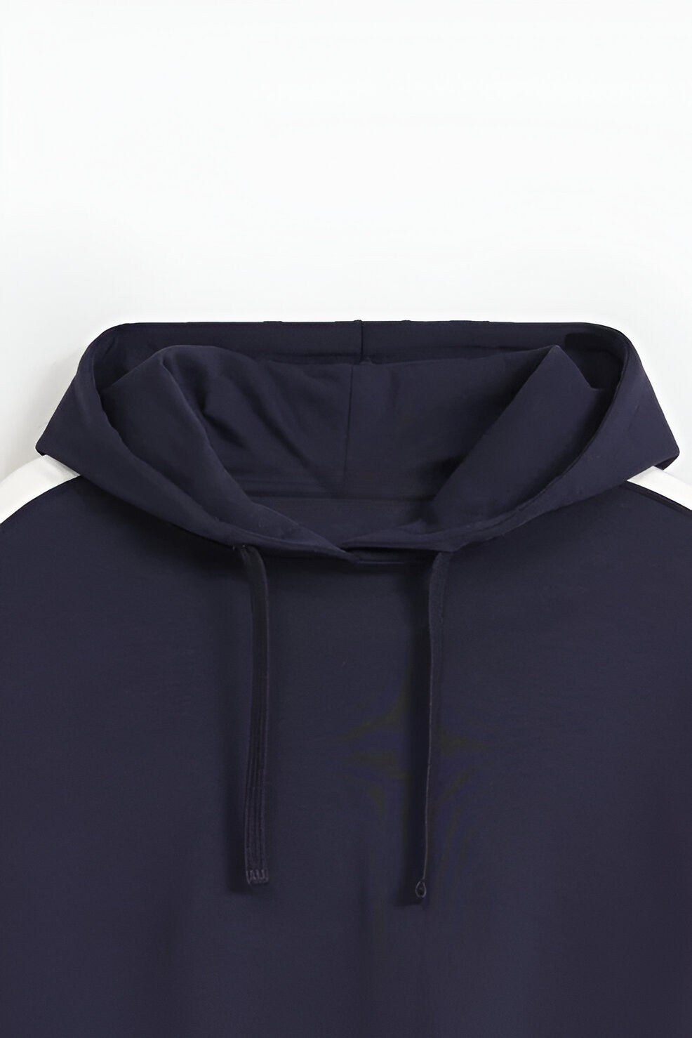 Women’s Super Cropped Basic Hoodie, Contrast Stripes