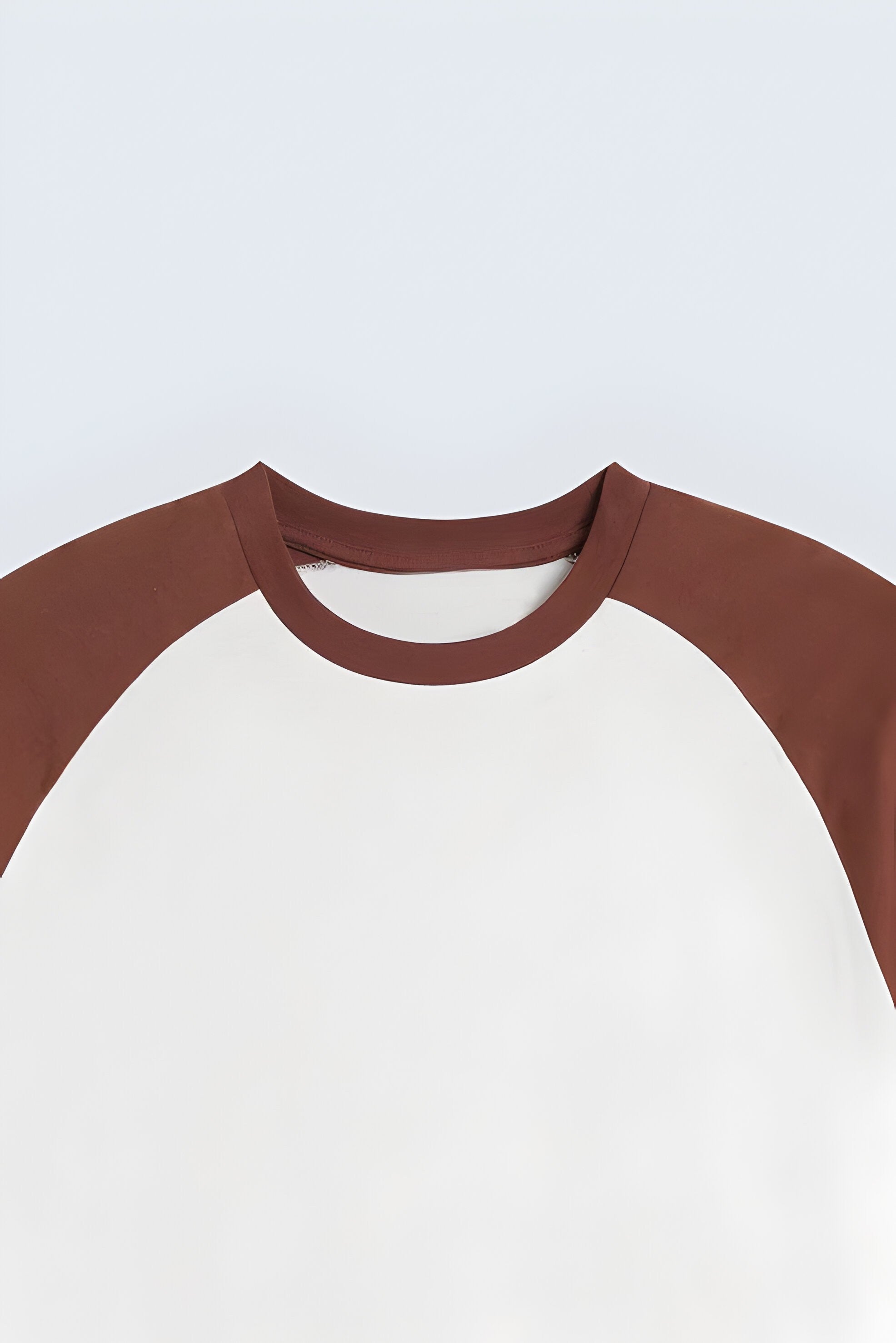 Men’s Color-Block Raglan T-Shirt, Crew Neck