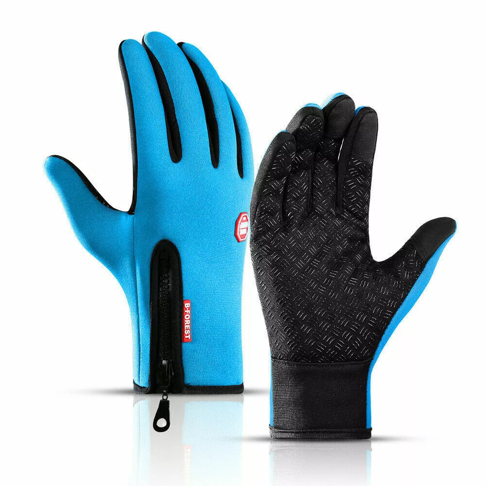 Touchscreen Winter Gloves with Thermal Lining and Silicon Grip Palms