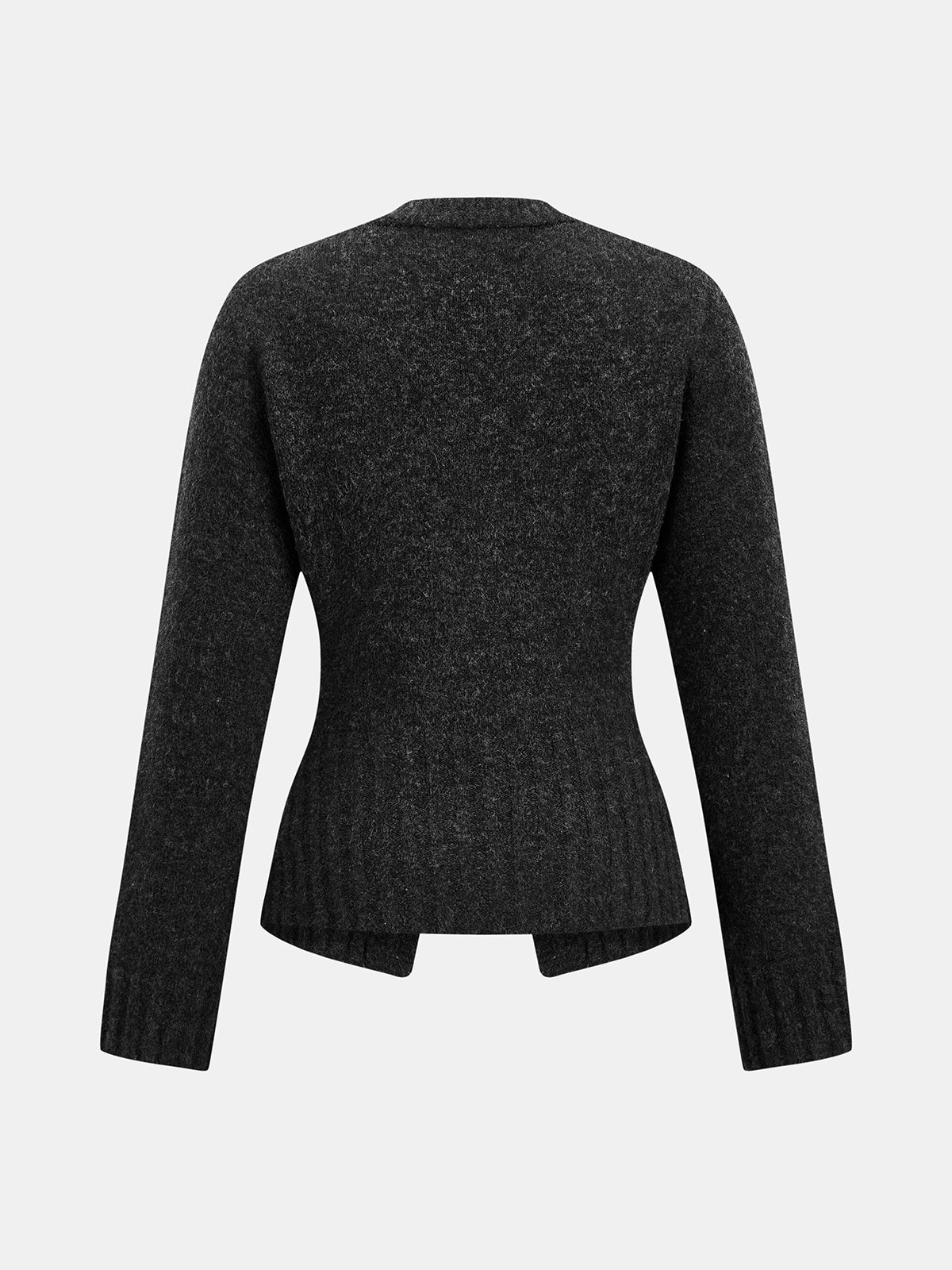 Womens Knit Cardigan with High Stretch Fabric and Regular Fit