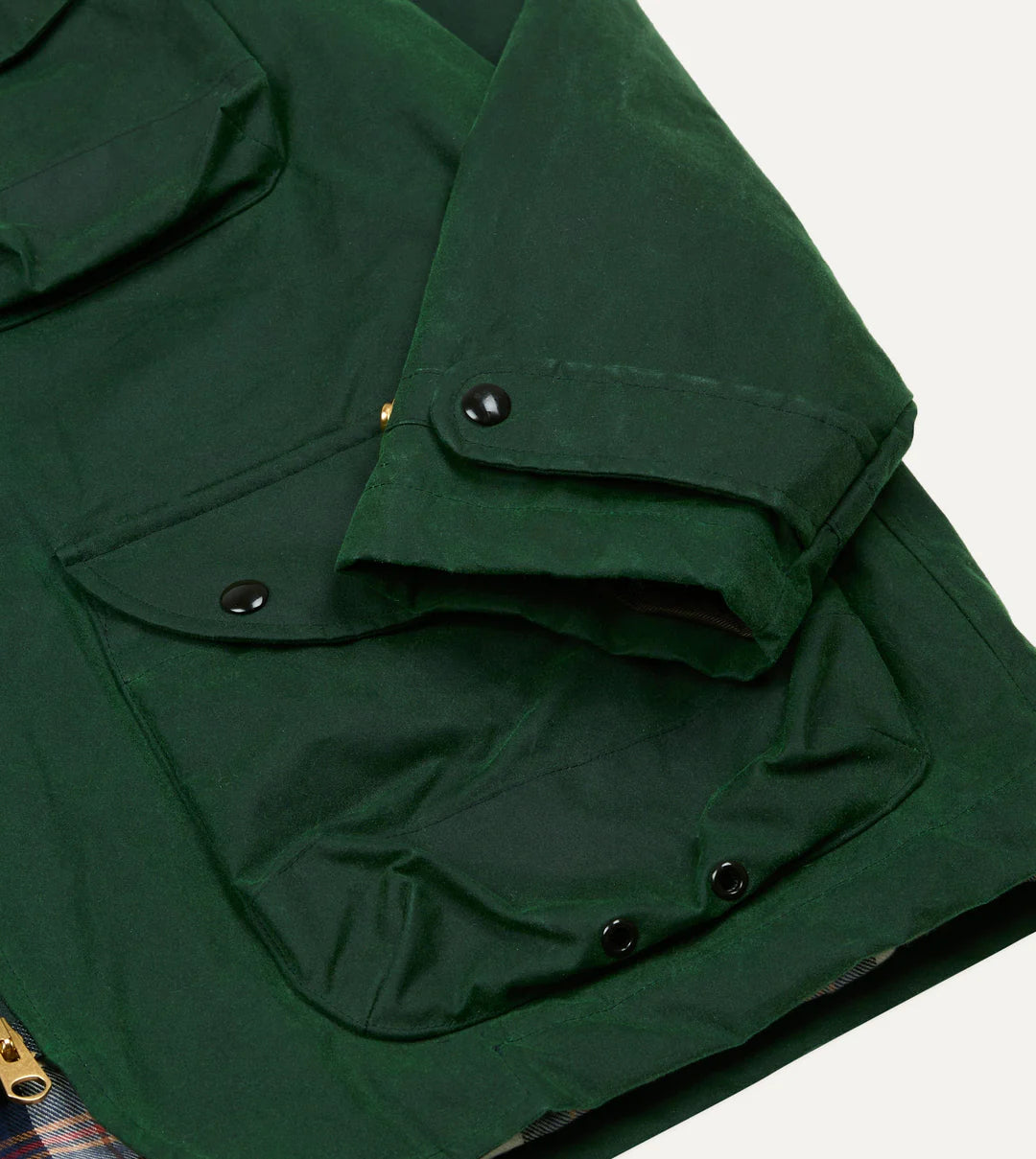 Men’s Waxed Coverall Jacket Corduroy Collar, Utility