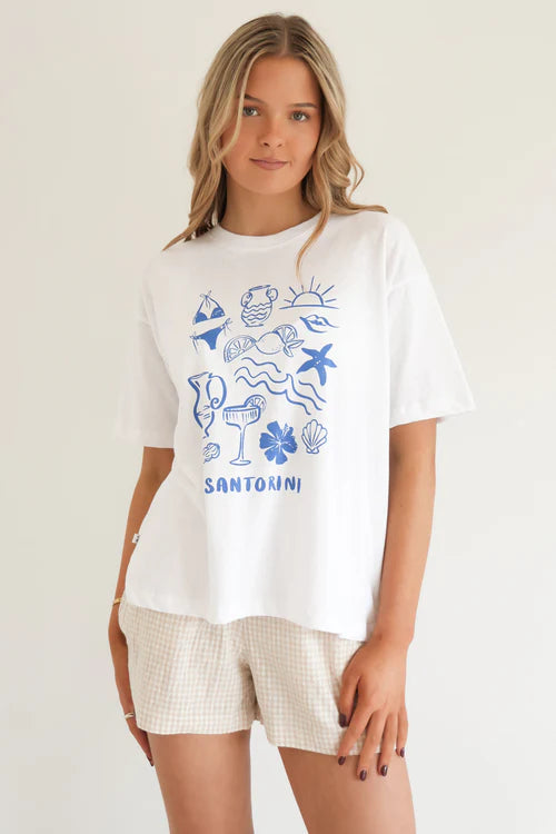 Women’s Tee White, Relaxed Fit