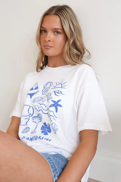 Women’s Tee White, Relaxed Fit