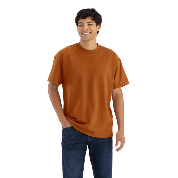 Men’s Heavyweight T-Shirt Clay, Crew Neck