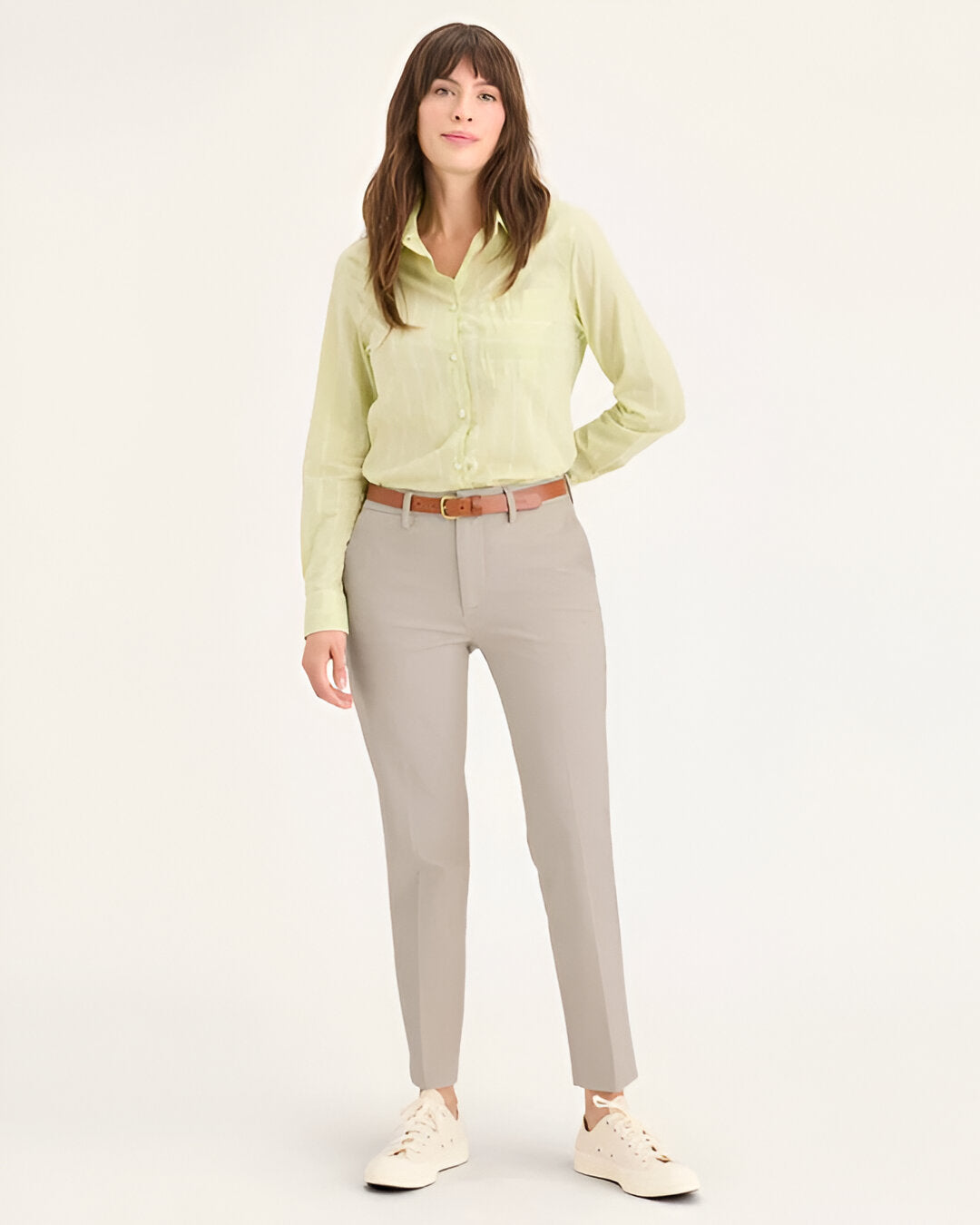 Women’s Mid-Rise Trouser Slim Fit, Sculpt Tech