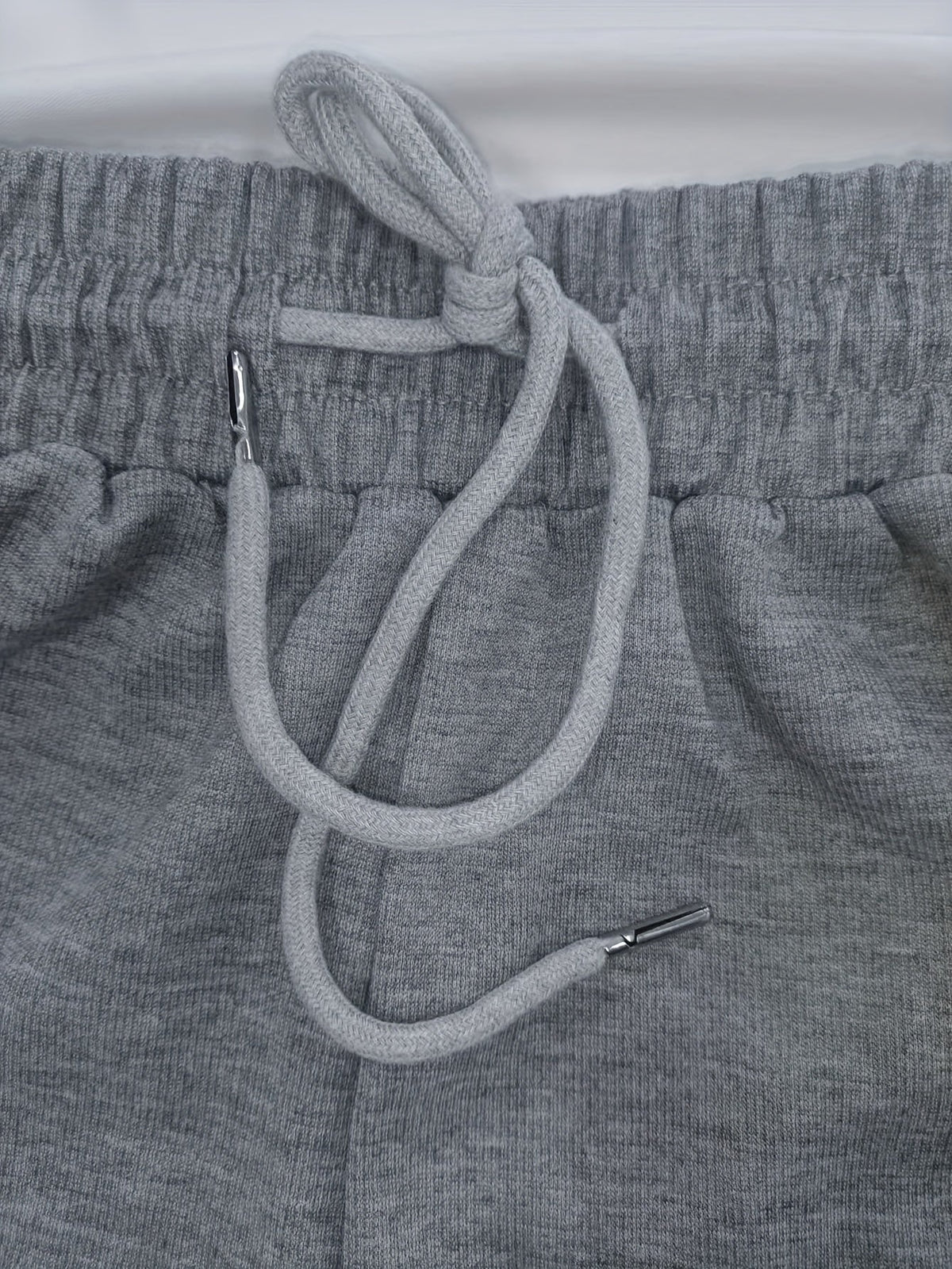 High Waist Straight Leg Sweatpants with Adjustable Drawstring and Soft Fabric