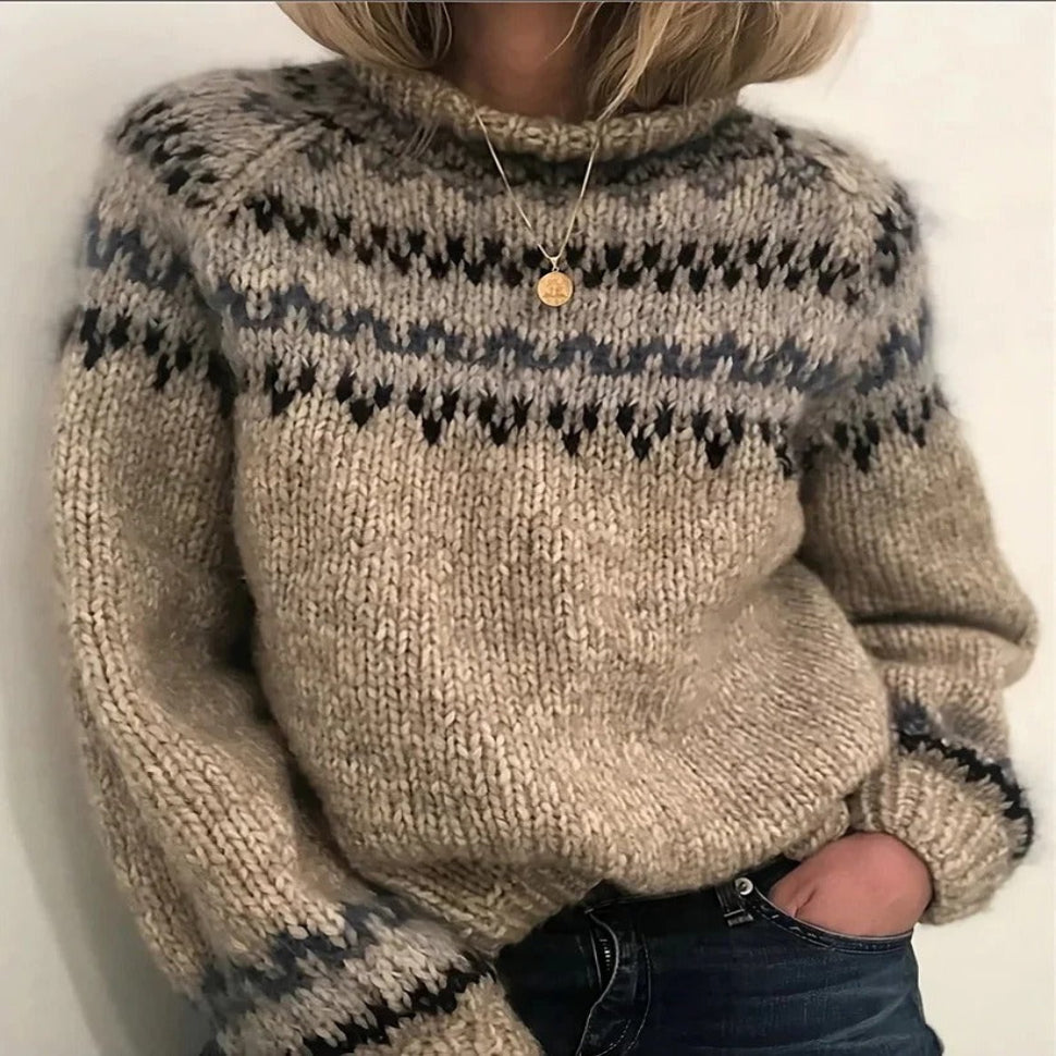 Wool Turtleneck Sweater with Dual Fiber Insulation and Moisture Wicking