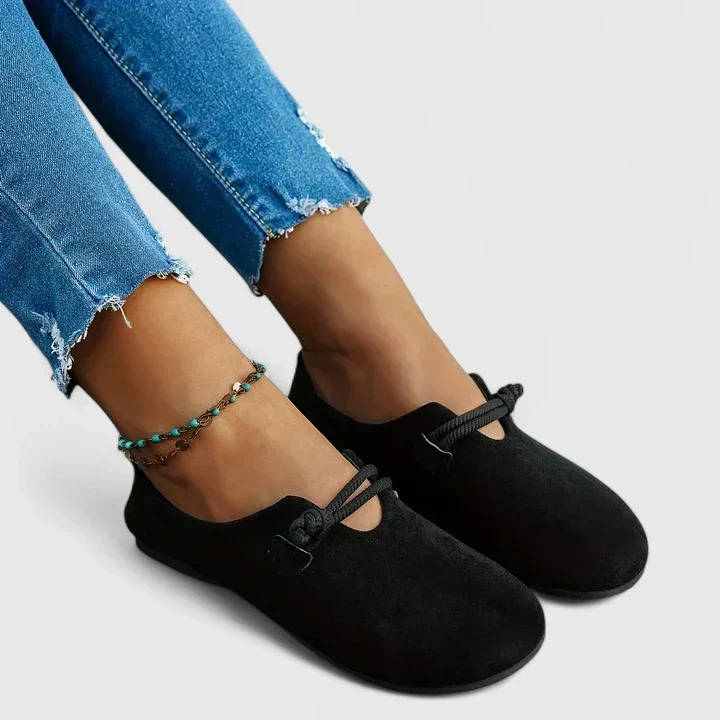 Slip-On Loafers with Memory Foam Insole and Arch Support, Breathable Mesh Lining