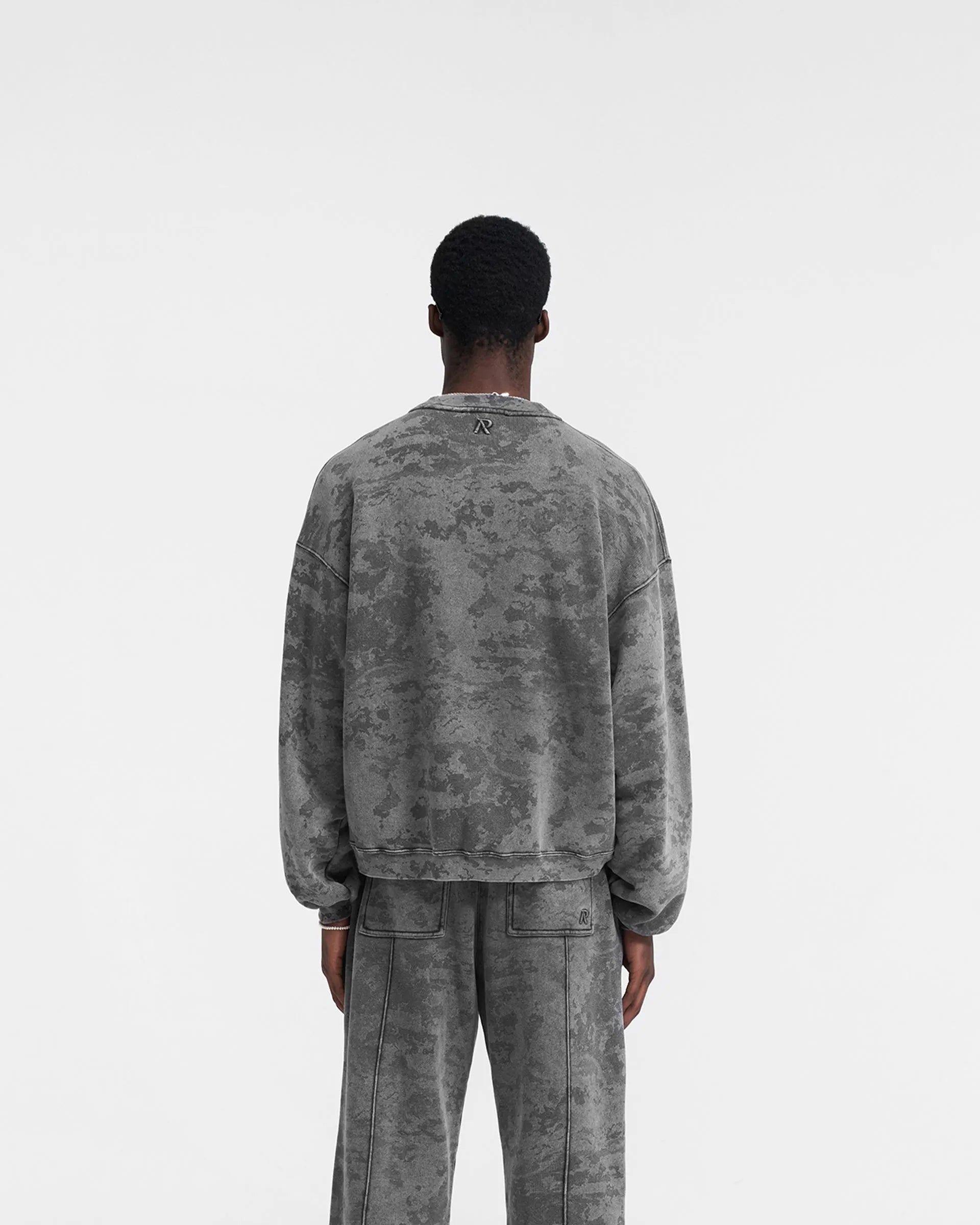 Men’s Heavyweight Camo Sweater Oversized Fit