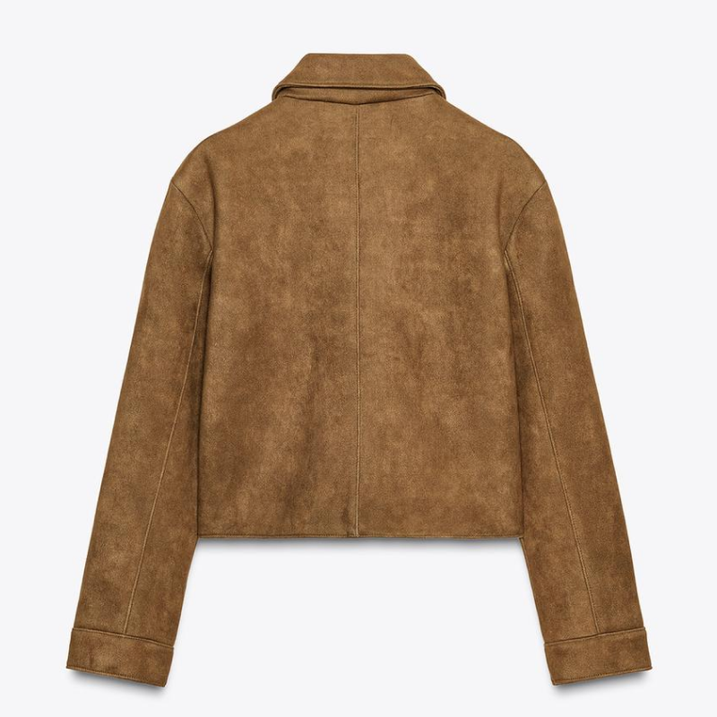 Faux Suede Jacket