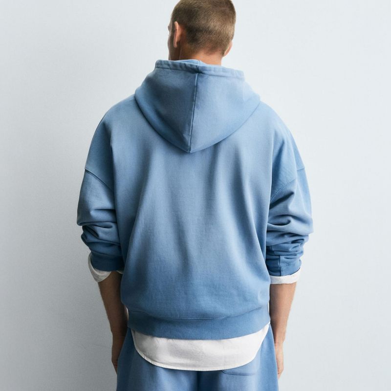 Light Blue Hoodie Sweatshirt