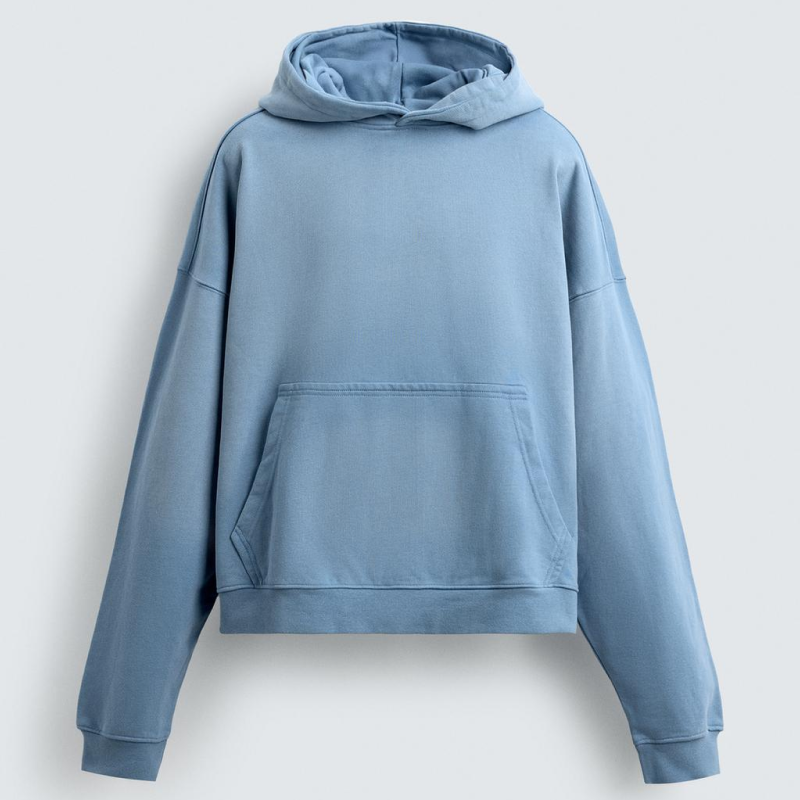 Light Blue Hoodie Sweatshirt