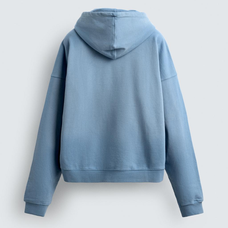 Light Blue Hoodie Sweatshirt