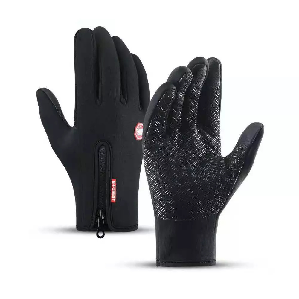 Touchscreen Winter Gloves with Thermal Lining and Silicon Grip Palms