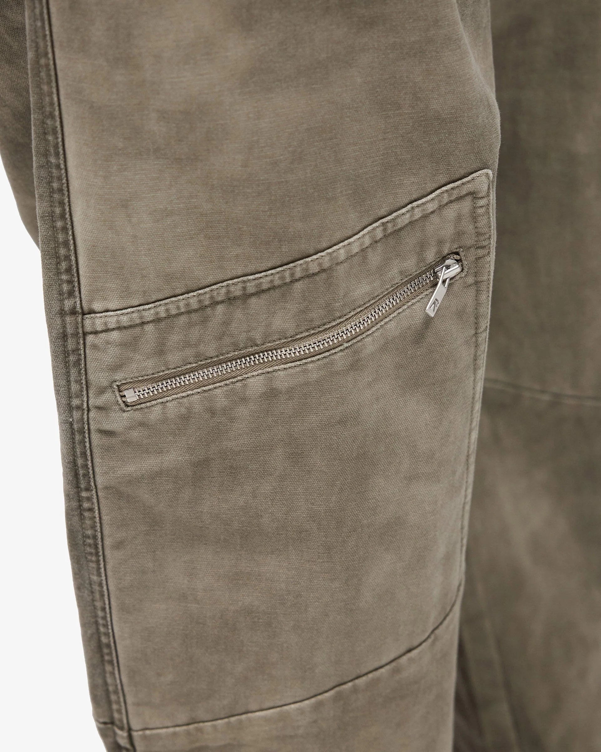 Men’s Cotton Workwear Pant Dark Olive, Cargo Pocket
