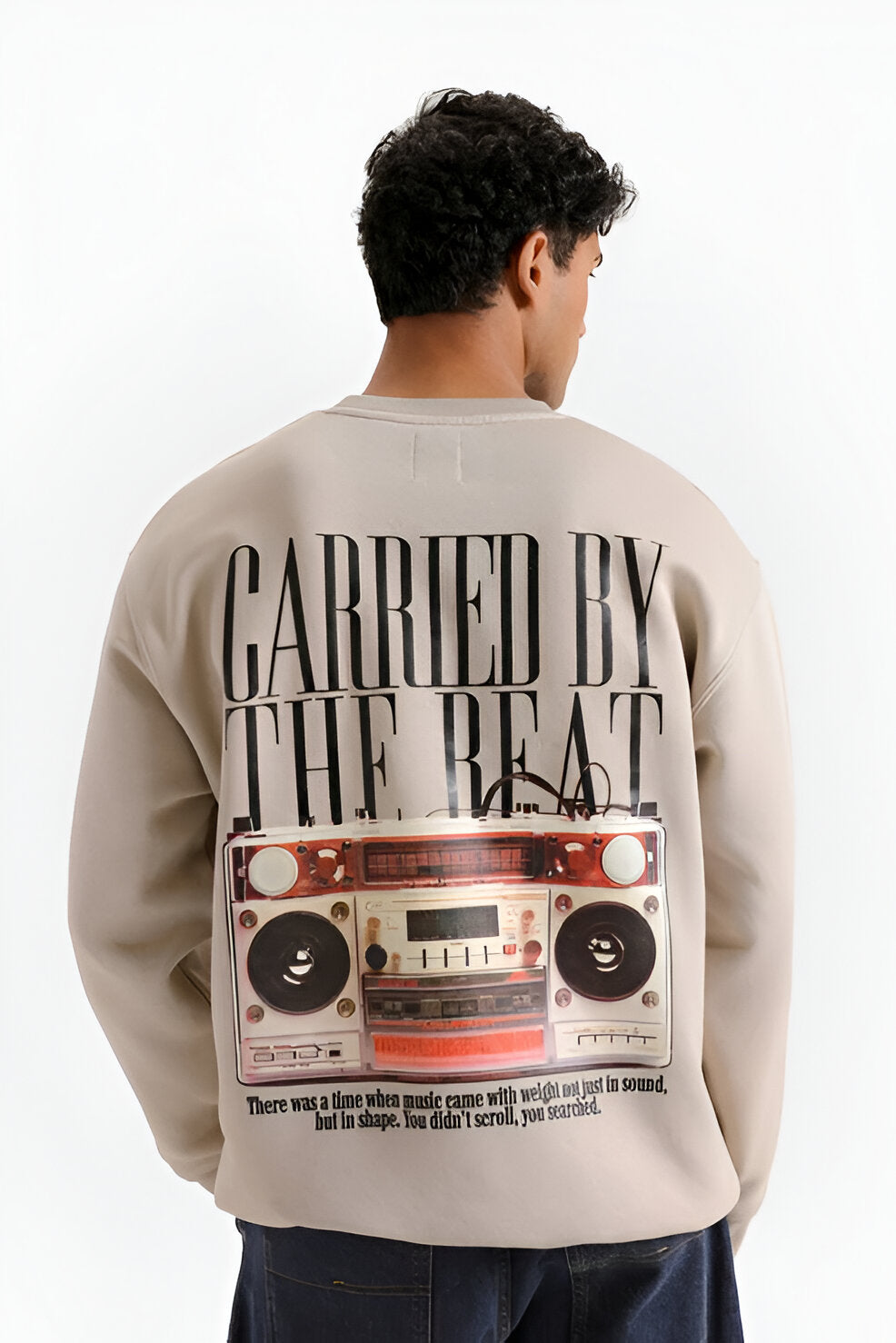 Men’s Graphic Sweatshirt, Crew Neck Long Sleeve