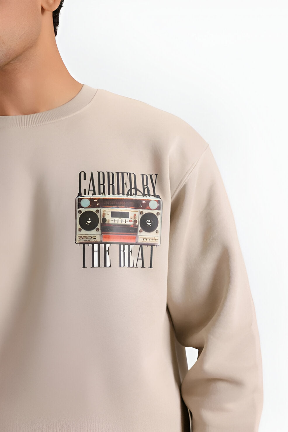 Men’s Graphic Sweatshirt, Crew Neck Long Sleeve