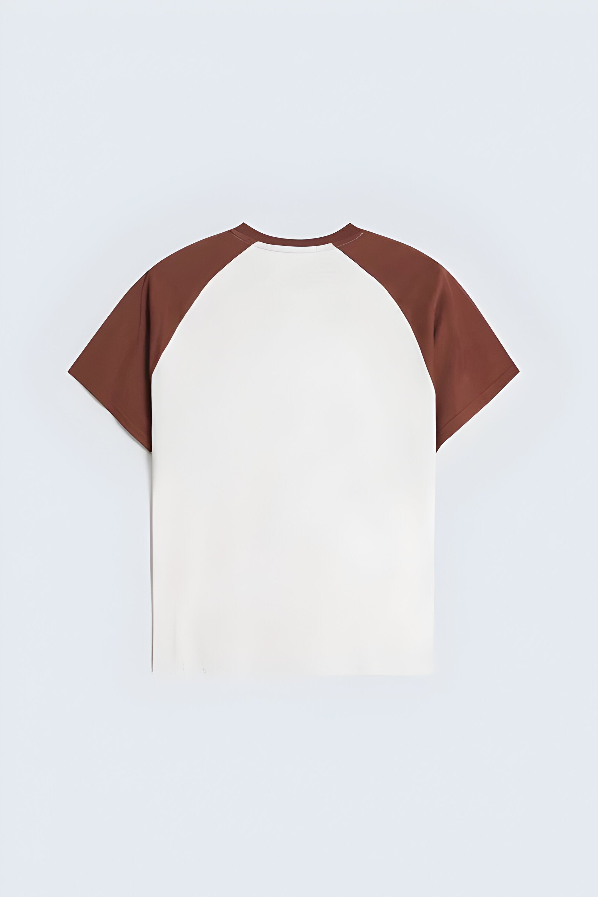Men’s Color-Block Raglan T-Shirt, Crew Neck
