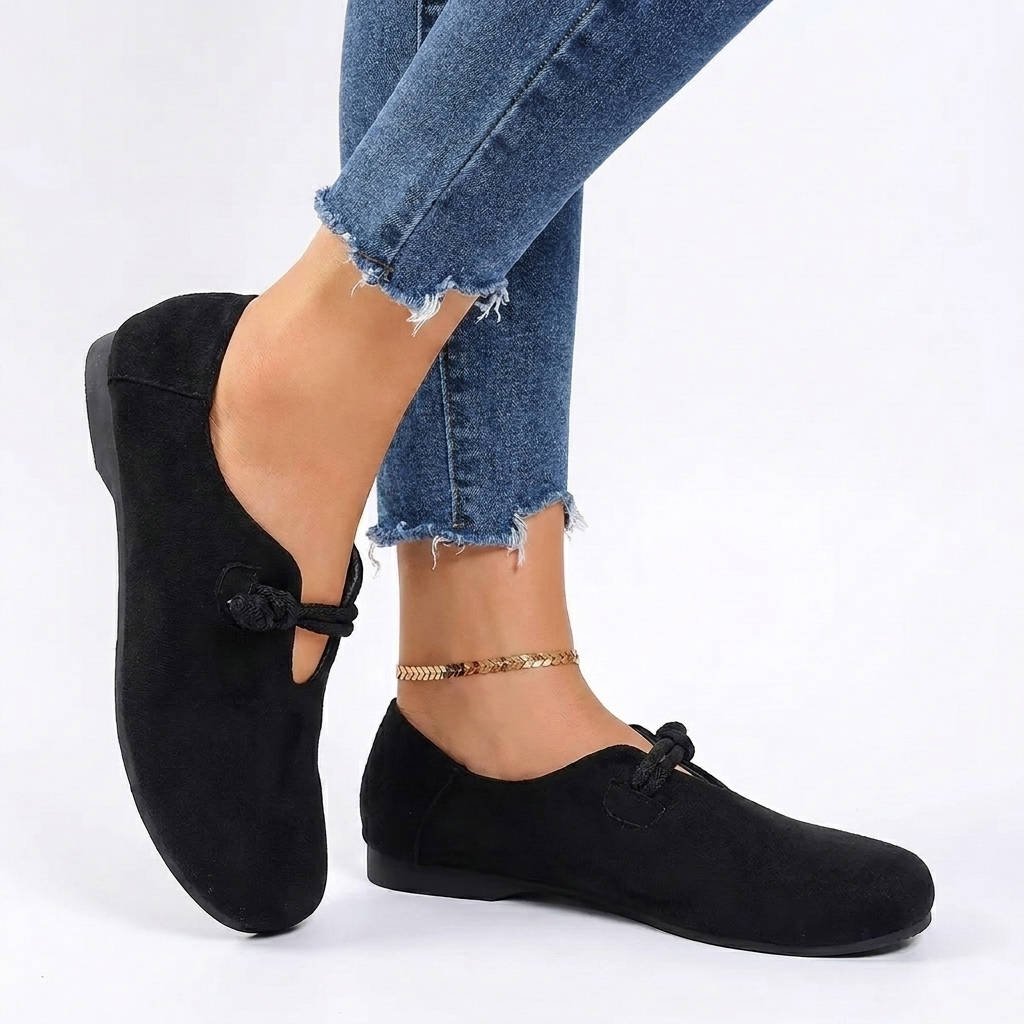 Slip-On Loafers with Memory Foam Insole and Arch Support, Breathable Mesh Lining