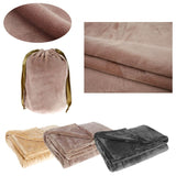 Electric Heated Blanket with Flannel Fabric and Simple Control, 63x33 Inches