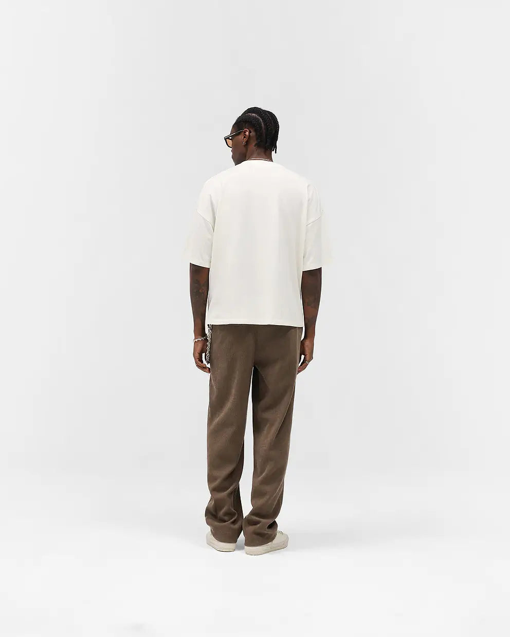 Men’s Ribbed Hybrid Brown Pant Clove, Stretch Comfort