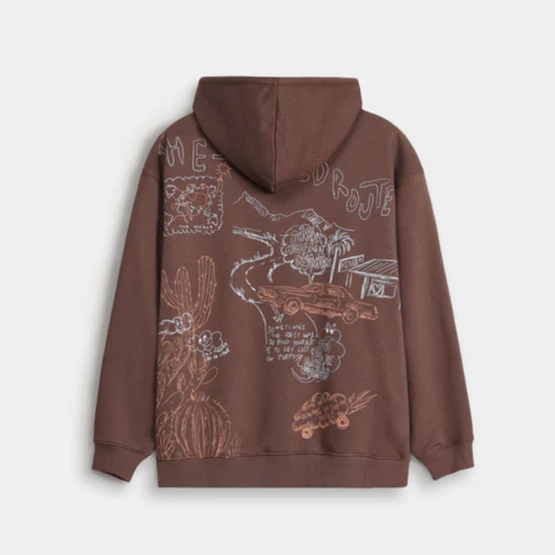 Men’s Graphic Hoodie, Adjustable Drawcord