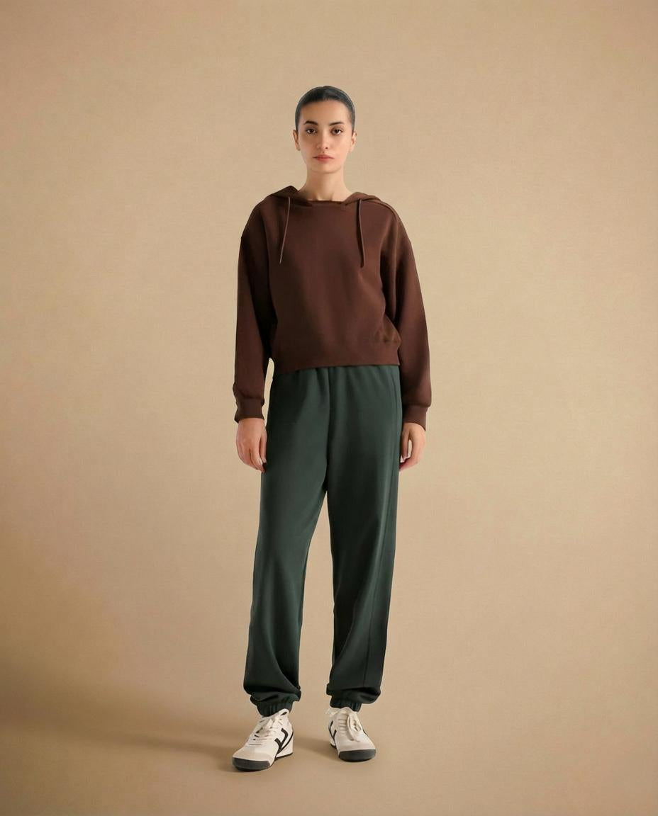 Women’s Basic Oversized Hoodie, Drop Shoulders