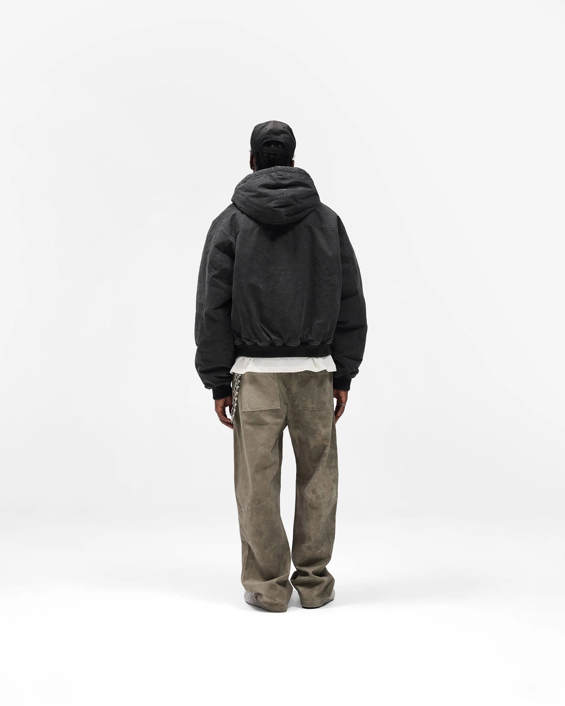 Men’s Cotton Workwear Pant Dark Olive, Cargo Pocket