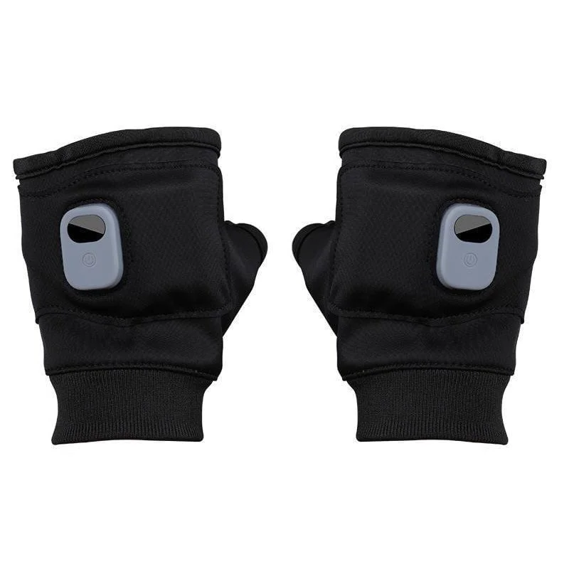 Heated Fingerless Gloves with Three Temperature Settings and Type-C Charging