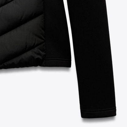 Black Combination Puffer Jacket