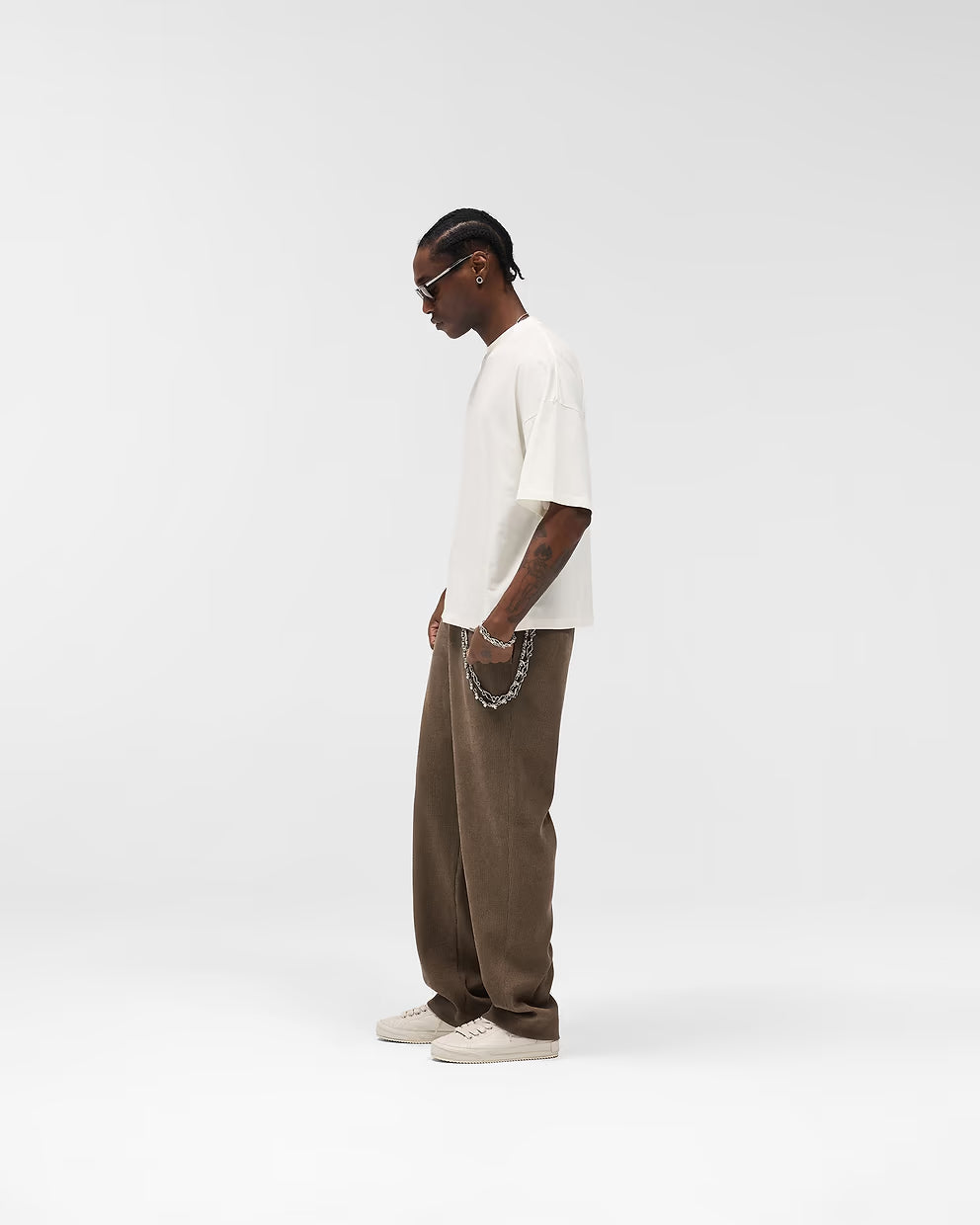 Men’s Ribbed Hybrid Brown Pant Clove, Stretch Comfort